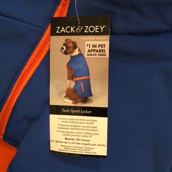 NWT Zack & Zoey Trek Sport Pet Coat - Picture 5 of 5